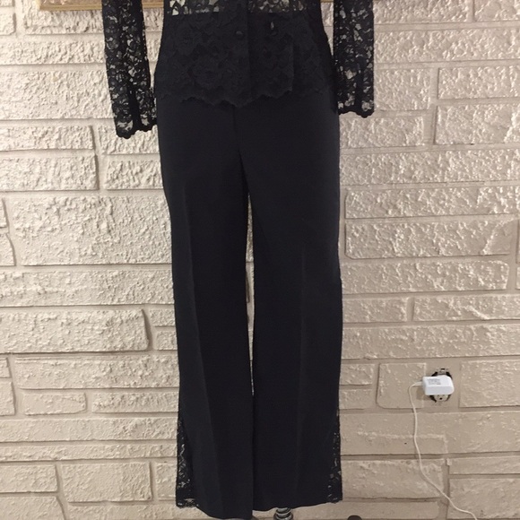 Fibers By Barbara Lesser Scallop Lace Pants Set - Picture 16 of 16